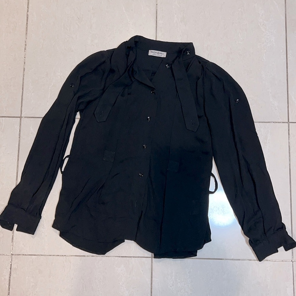 YSL Black Uniform Shirt